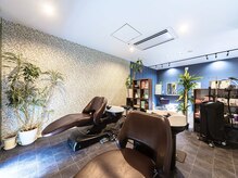 ヘアガーデン(HAIR garden)の雰囲気（落ち着けるシャンプー台で癒し効果◎なmarbbをぜひご体感下さい）