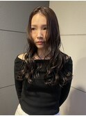 透明感カラー/似合わせカット/春カラー/暖色ブラウン