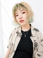 ユイマァル 倉敷(YUIMARL)&nbsp;倉敷デザインカラー20代30代40代ハイトーンベージュ×ミント