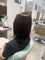 ドーズヘアー(DOUZE HAIR) ツヤ感オリーブブラウン×まとまりボブ