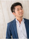 ≪mod's men≫アップバングの爽やかショートr