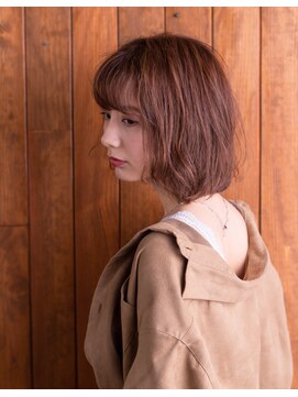 オリーブフォーヘアー(olive For hair) ヘルシースルーバング×ボブディ【olive for hair】