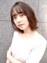 シュシュ(shushu)&nbsp;外ハネショート×ベージュブラウン 【有海一生】