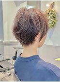 大人可愛い20代30代40代前下がりショートボブ【GRAFF銀座】