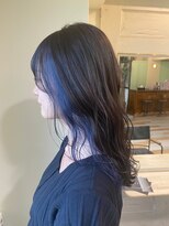 インナーカラー　ブルーアッシュ【池袋】