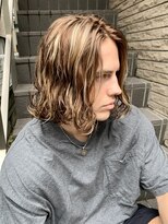 アソビ 表参道(ASOBI)&nbsp;ブラウンベース　ハイライトパーマ