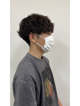 松本平太郎美容室 大宮店 メンズ 波巻きスパイラルパーマ ×20代