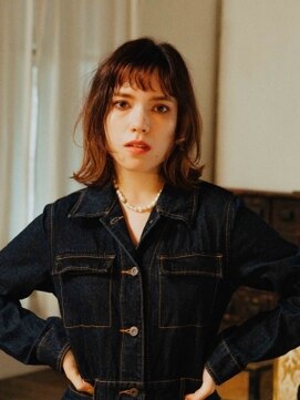 ヘアメイク パッセージ 千歳船橋店(hair make passage) シースルー外ハネボブ