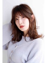 ヘアーアンドメイク エイダ(hair&make eida)&nbsp;ピンクベージュレイヤーロング　神保町/神保町駅