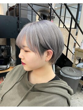 ロンドシェリ 仙台(Lond Cheri) ショート　ケアブリーチ　ダブルカラー　髪質改善