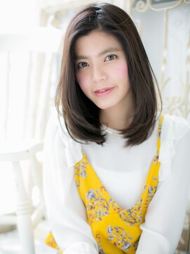 モッズ ヘア 福岡姪浜店(mod's hair) mod's姪浜/黒髪モードアッシュブラック前下がりレイヤーロングh