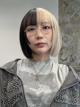 ソル ジングウマエ(SOL JINGUMAE) ミルクティーベージュローライトインナーカラーハイライト