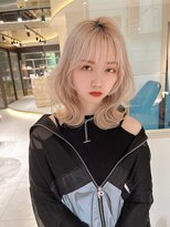 ロンドメリア 天神大名店(Lond Melia) 小顔に見せるヘア/ワンレン/ボブウルフ/ネビージュ/黒髪カタログ