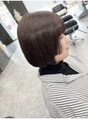 グレージュ 個性派 フレンチボブ オシャレ