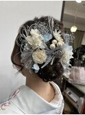 袴着付け+ヘアセット