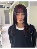 ギルド(Guild)&nbsp;ぶつっと感レイヤーとボルドーカラー