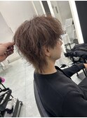 MEN'S HAIR/ブルーブラック/スペインカール/韓国マッシュ