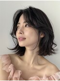 韓国くびれヘア_調布ワイドバング外ハネボブ美髪のススメ