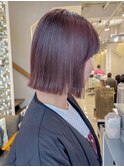 切りっぱなしボブラベンダーグレージュ横浜　成田