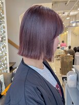 テトラ バイ ネオリーブ 横浜西口店(tetra by neolive)&nbsp;切りっぱなしボブラベンダーグレージュ横浜　成田