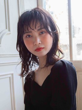 ブール 千歳烏山(bool) 王道ミディアムスタイル×顔まわりレイヤー