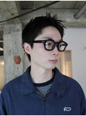 【丸の内名古屋】スパイキーショート刈り上げツーブロック眉毛