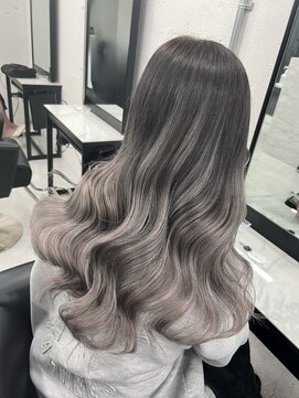 ウィステル(wistell) アッシュグレージュ☆グレージュ/エクステ/ホワイト