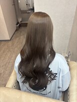 ソア 並木坂(Soa)&nbsp;韓国ヘア/前髪カット/レイヤーカット/ベージュ/セミロング