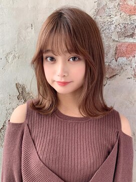 ラルユー 金山(LallYou) 大人可愛いふんわりミディアムカールスタイル