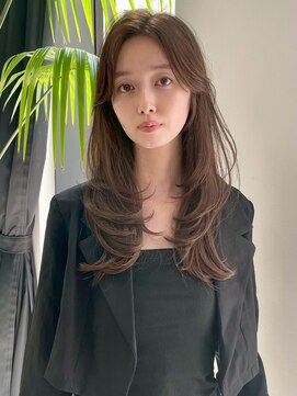 ユーフォリア 銀座本店(Euphoria) イメチェン 2wayバング 韓国ヘア ロングレイヤー 小顔 前髪