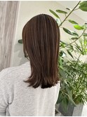 【寺本】脱白髪染めハイライトカラー
