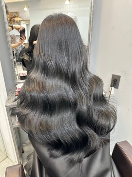 オズ 郡山駅前店(OZ) 大人女子の艶ブラウンロングで韓国風ベージュカラー郡山で人気◎