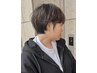 【翔太指名・２回目のご来店時】ショートカット(肩上)+カラー+トリートメント