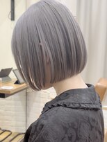 ビューレイギンザ(VIEW LEI GINZA) 韓国切りっぱなしボブダブルカラー前髪カット髪質改善銀座