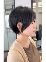 ジュベ 別府店(juve.)&nbsp;別府ショートボブ顔まわりレイヤーカット髪質改善カラー