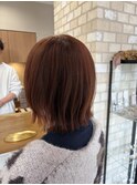 切りっぱなしボブ