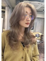 ヴィークス ヘア(vicus hair)&nbsp;外国人風レイヤー×ホワイトベージュ