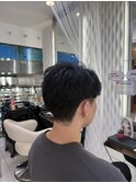 短髪×パーマなしシンプルモテ