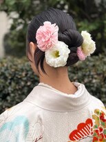 カインド 南青山(hair&make up KIND)&nbsp;成人式ヘア　リボンカチモリ