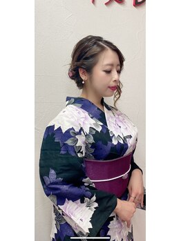 桜デコ プリム店(DECO)の写真/浴衣の着付け&簡単なヘアセット♪