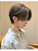 【ハンサムショート　マロンベージュ】