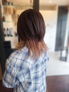 ローレン(LOREM) くびれヘアウルフライヤー×インナーブリーチ8.7