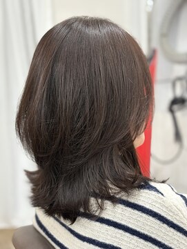 ファースト 長町店(first) 30代40代/ミディアムヘア/ふんわりレイヤーミディ/品よく軽やか