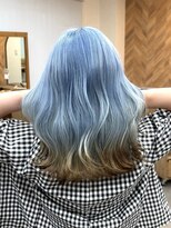 リングバイモアムー(Ring by Moremuu)&nbsp;ブリーチカラー　水色