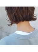 切りっぱなしボブ+イルミナカラー