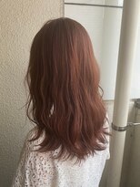 オレンジブラウン　ヘアカラー　【池袋】