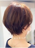 #ショートヘア#くびれ#耳かけ#クールショート#プリカール
