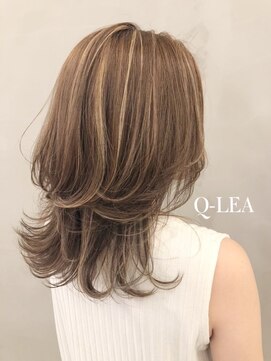 クリア(Q-LEA) ミディアムレイヤー＋ハイライト