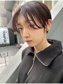 「NUDE」#10代20代30代 前髪なしショート 束感ショートピンク