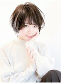 ショートボブ初心者にもおすすめ!ラウンドショートボブ